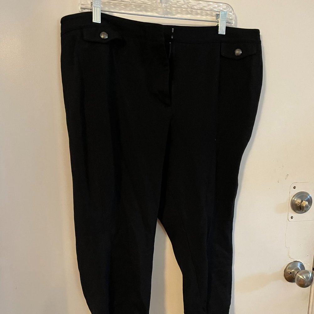 Skinny black work pants